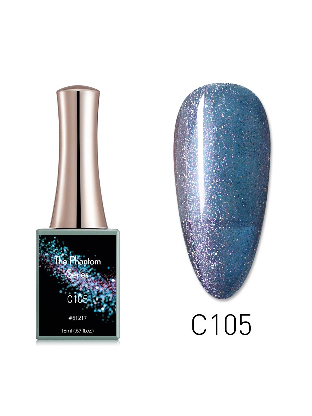 

CANNI Phantom Series UV Nail Gel Polish - C105, Blue