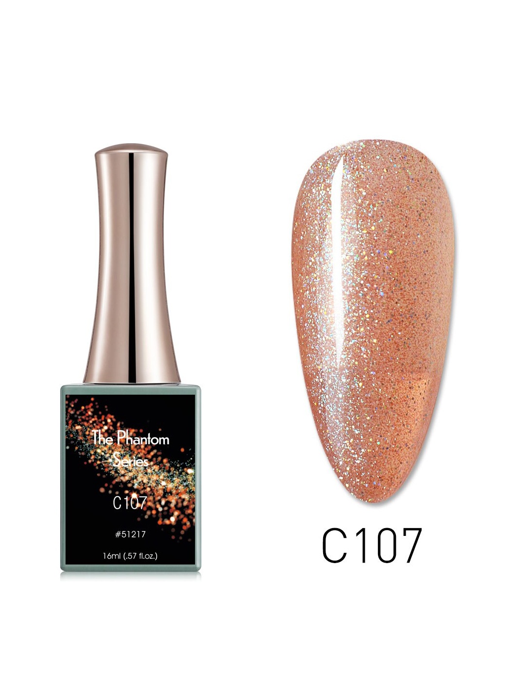 

CANNI Phantom Series UV Nail Gel Polish - C107, Orange