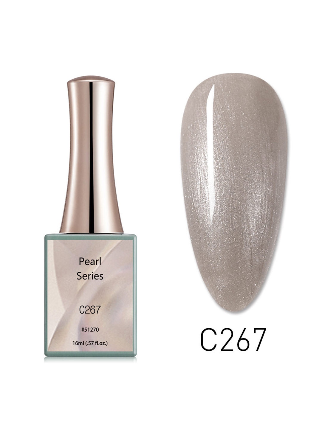 

CANNI Pearl Series UV LED Nail Gel Polish - C267, Beige