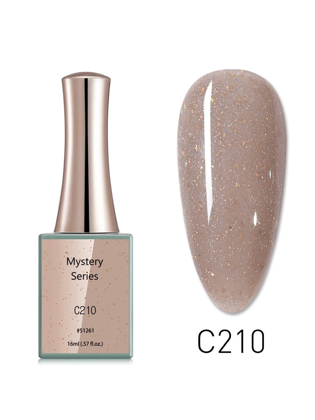 

CANNI Mystery Series UV LED Gel Nail Polish - C210, Taupe