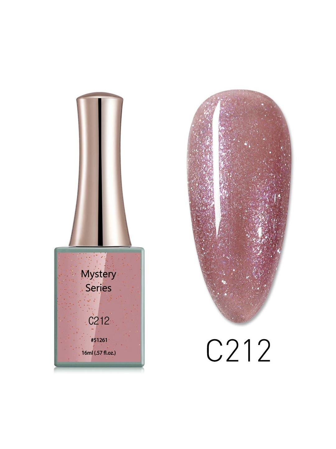 

CANNI Mystery Series UV LED Gel Nail Polish - C212, Mauve