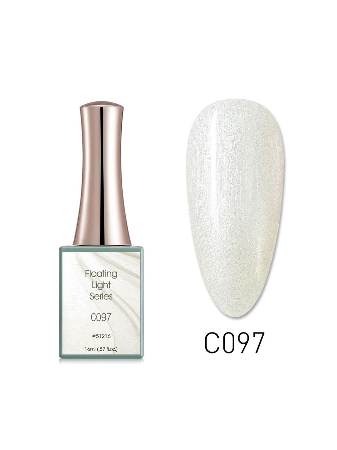 

CANNI Floating Light Series UV LED Gel Nail Polish - C097, Off white