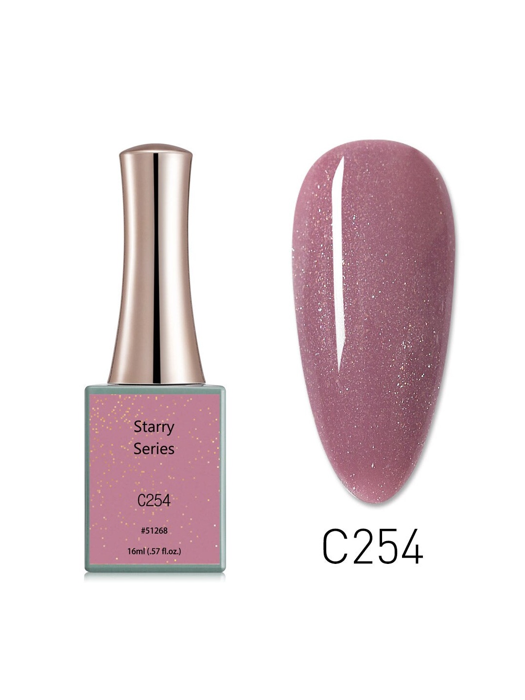 

CANNI Starry Series UV LED Gel Nail Polish - C254, Purple