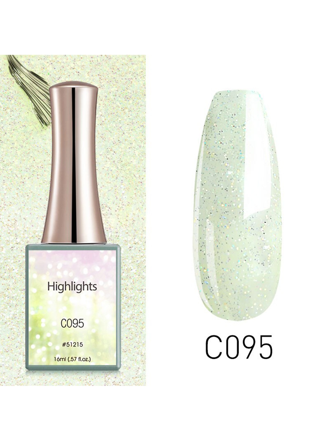 

CANNI Highlights UV LED Gel Nail Polish - C095, Green