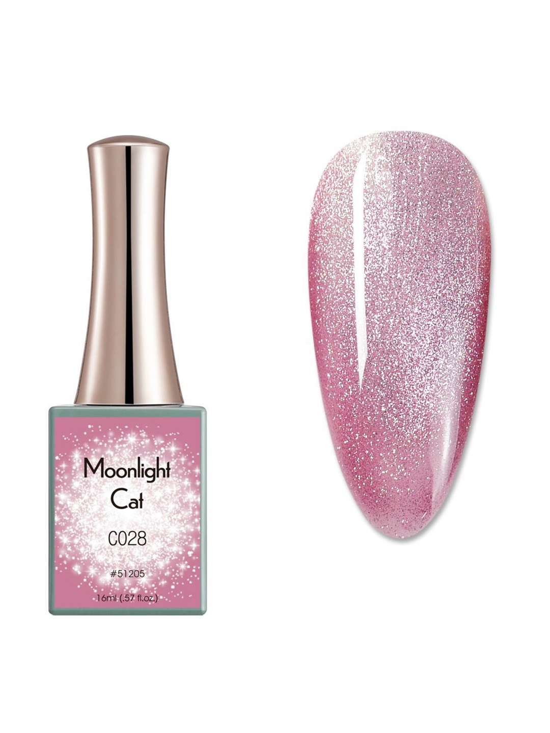 

CANNI Moonlight Cat Series UV LED Gel Nail Polish - C028, Pink