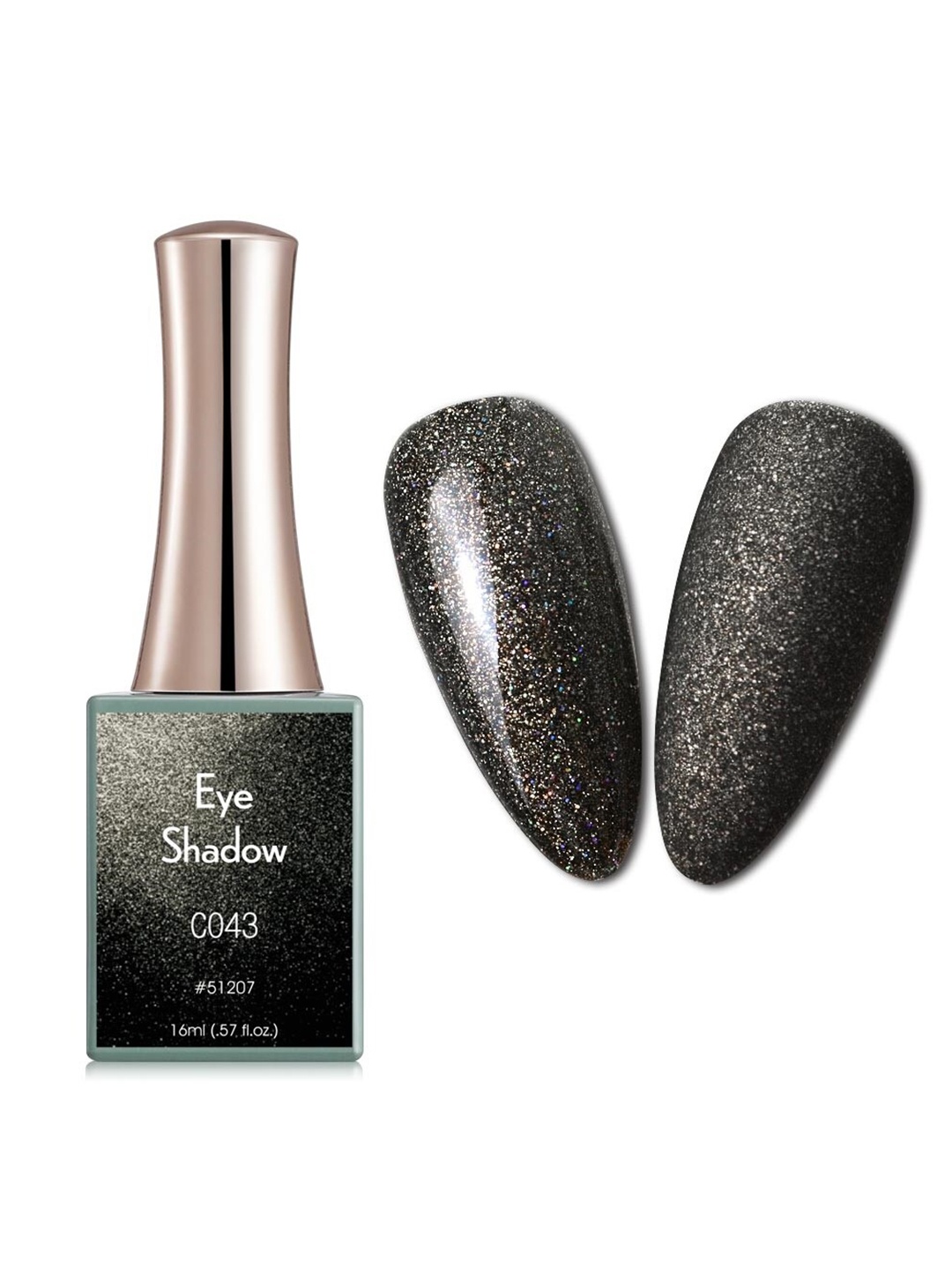 

CANNI Eye Shadow Series UV Gel Nail Polish - C043, Black