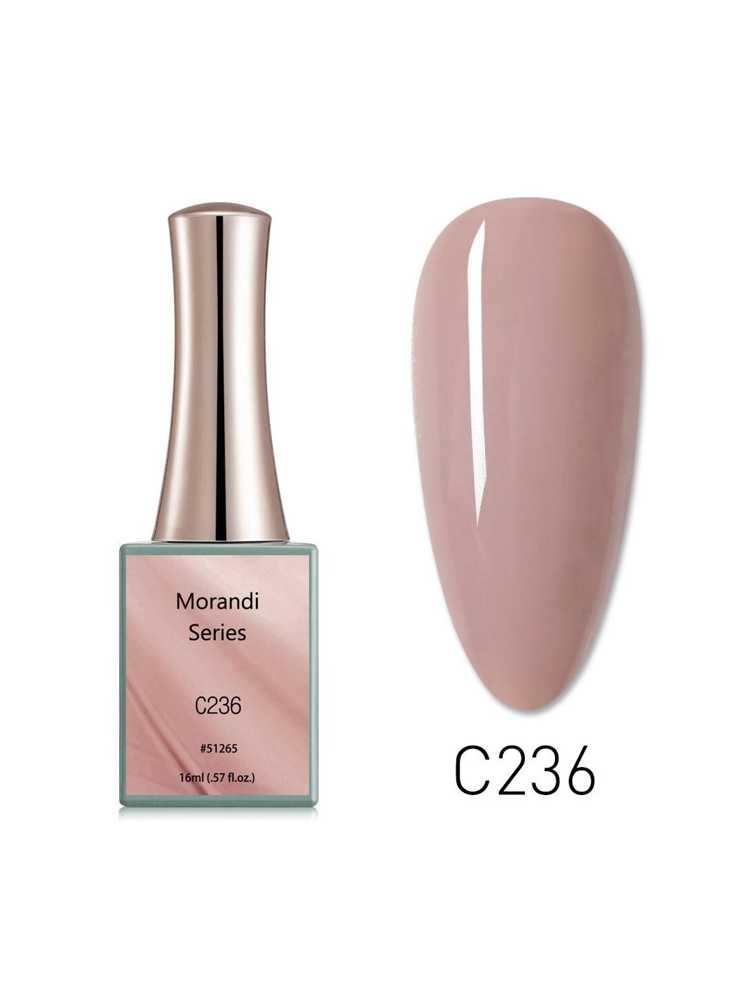 

CANNI Morandi Series UV Gel Nail Polish - C236, Nude