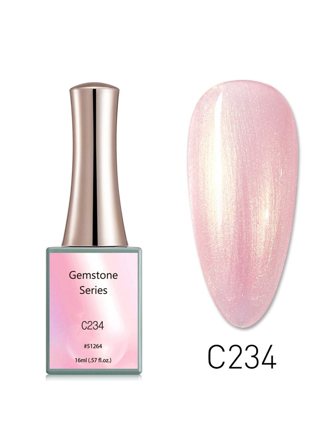 

CANNI Gemstone Series UV Gel Nail Polish - C234, Pink