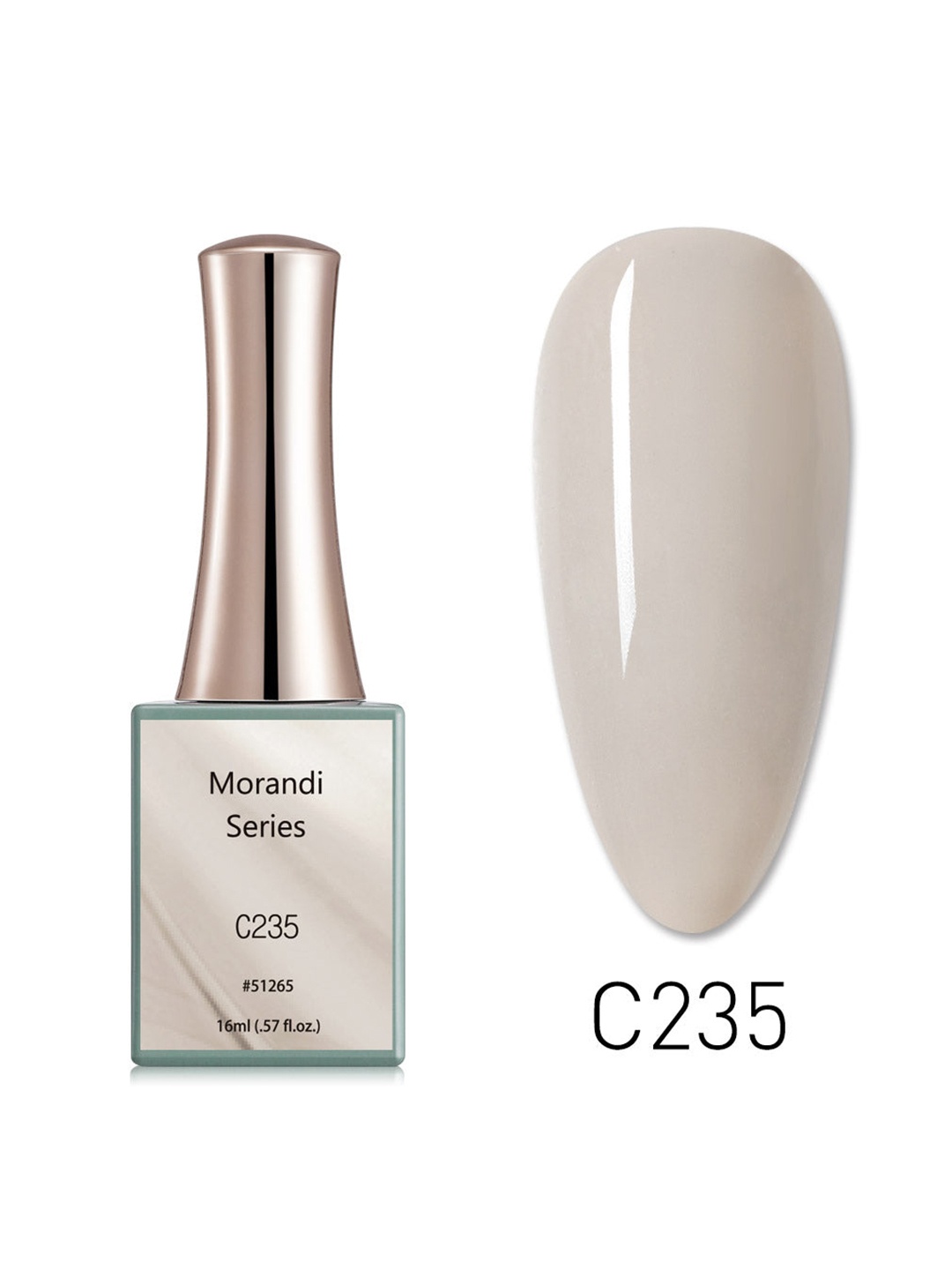 

CANNI Morandi Series UV Gel Nail Polish - C235, Off white