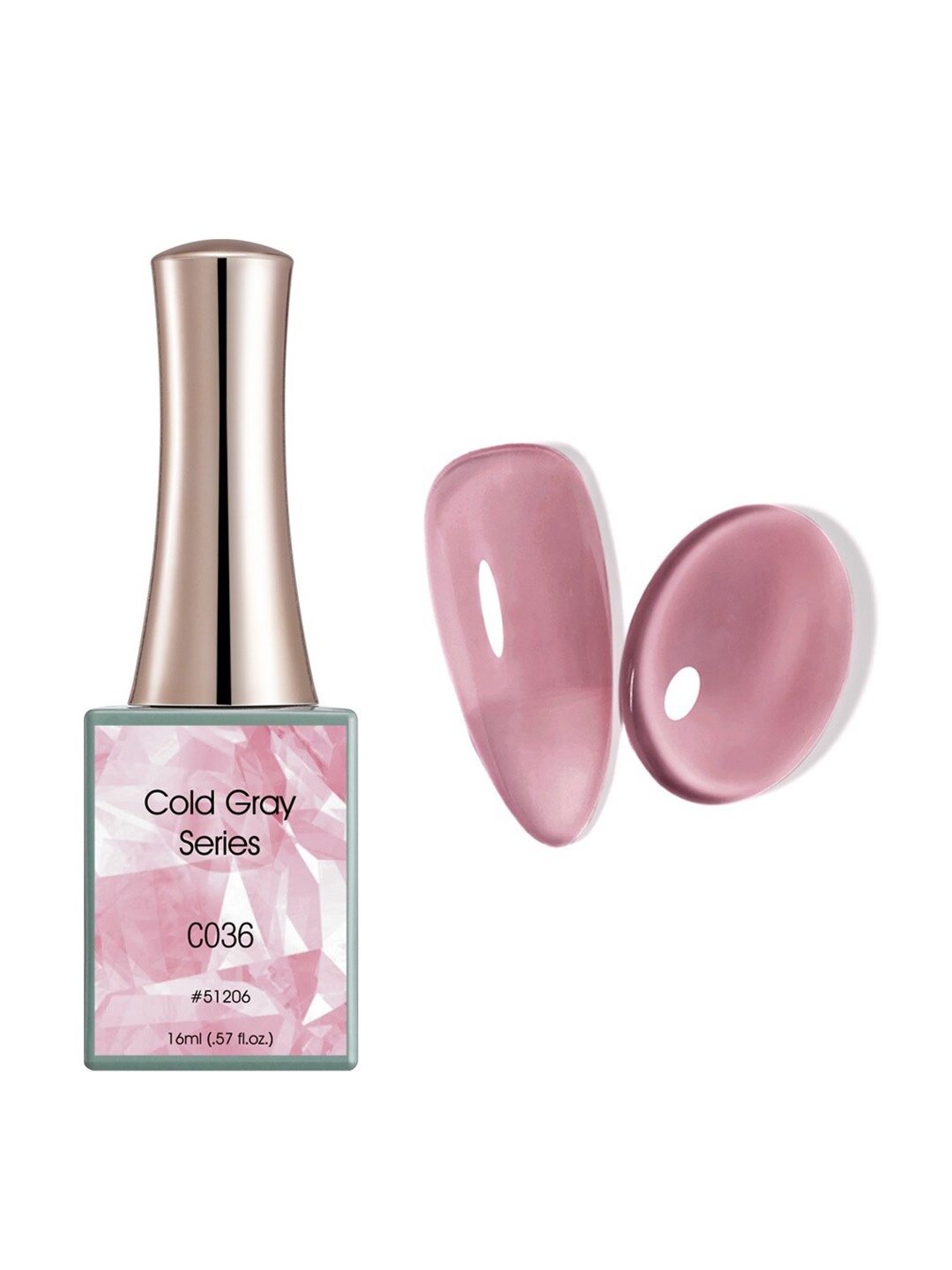 

CANNI Cold Gray Series UV Gel Nail Polish - C036, Pink