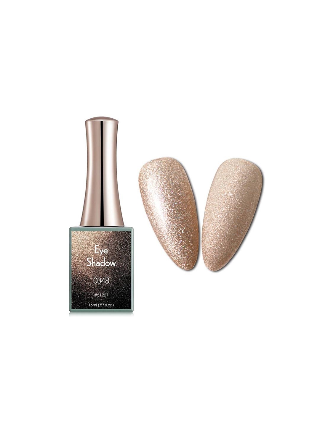 

CANNI Eye Shadow Series UV Gel Nail Polish - C048, Gold