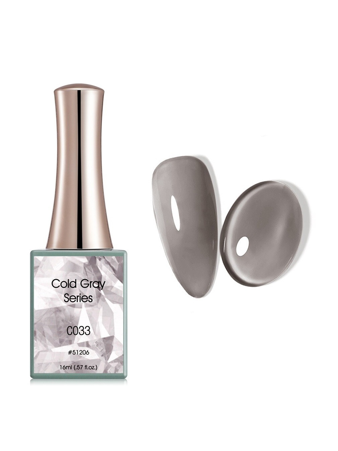 

CANNI Cold Gray Series UV LED Gel Nail Polish - C033, Grey