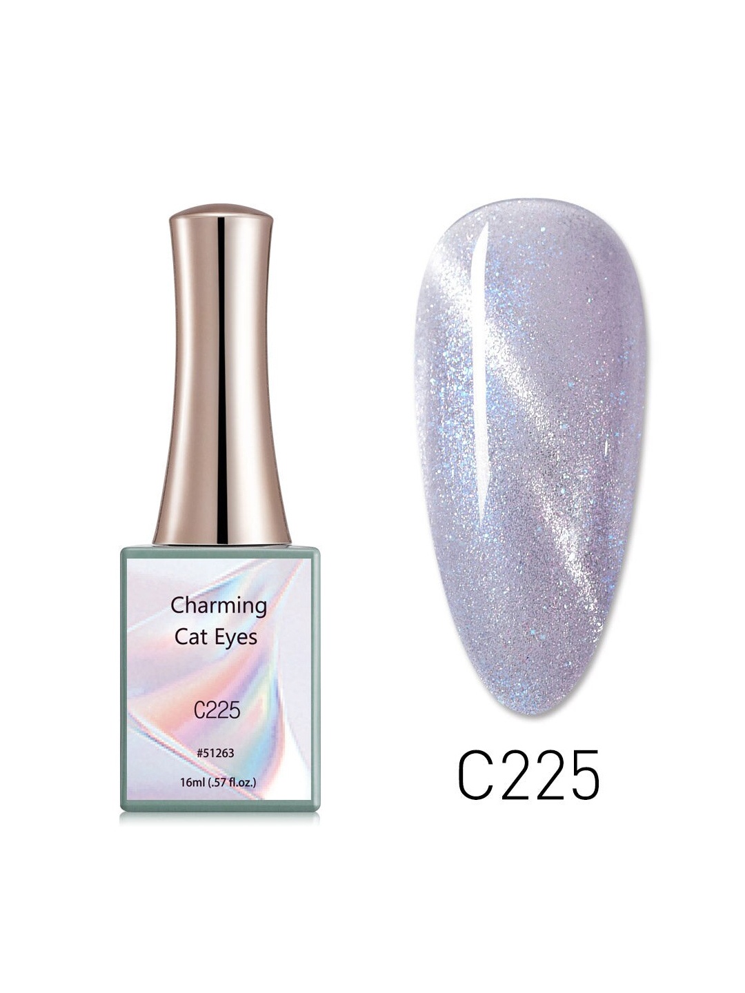 

CANNI Charming Cat Eyes UV LED Gel Nail Polish - C225, Lavender