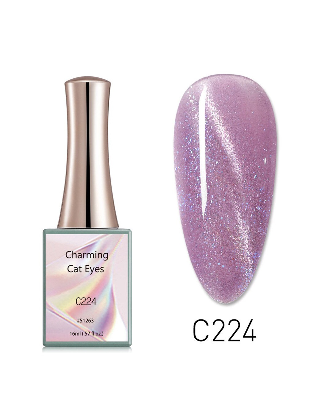 

CANNI Charming Cat Eyes UV LED Gel Nail Polish - C224, Lavender