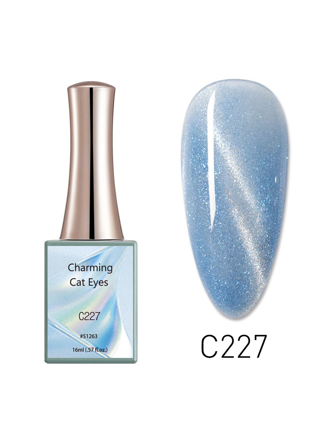 

CANNI Charming Cat Eyes UV LED Gel Nail Polish - C227, Blue