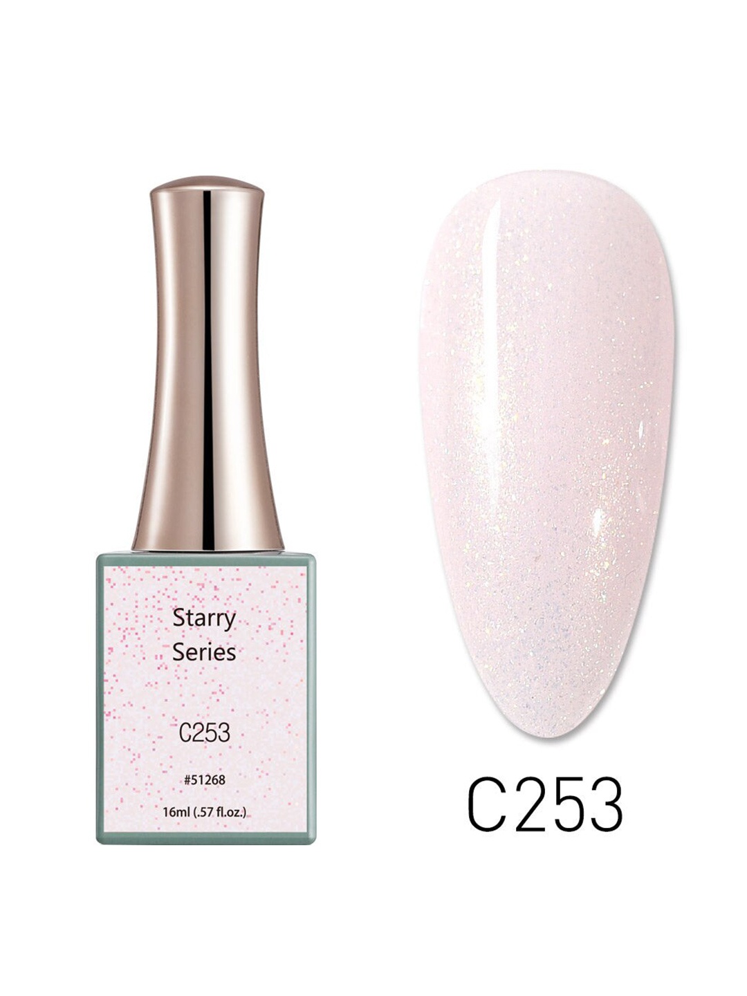 

CANNI Sterry Series UV Nail Gel Polish - C253 16 ml, Multi