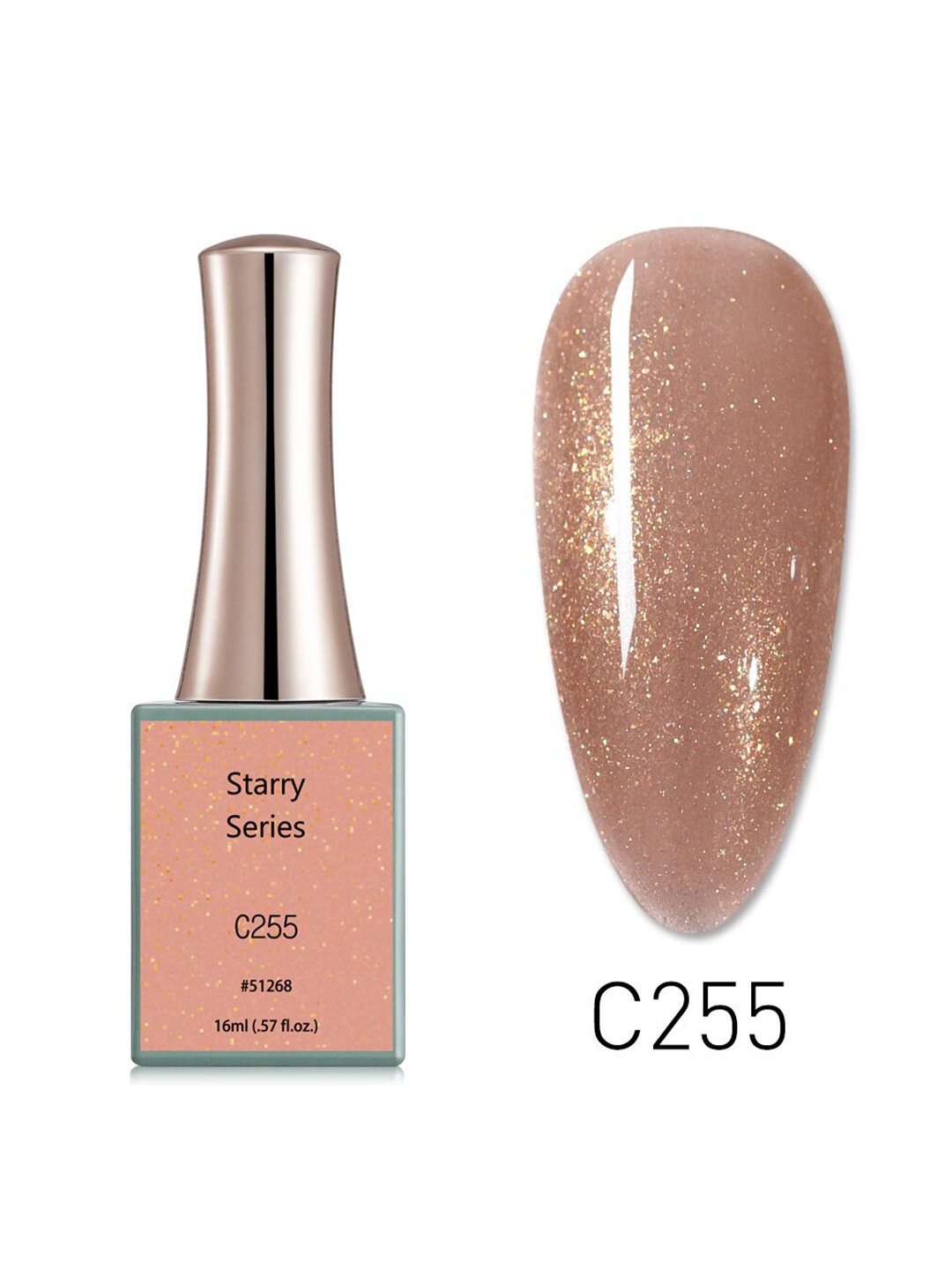 

CANNI Sterry Series UV Nail Gel Polish - C255 16 ml, Multi