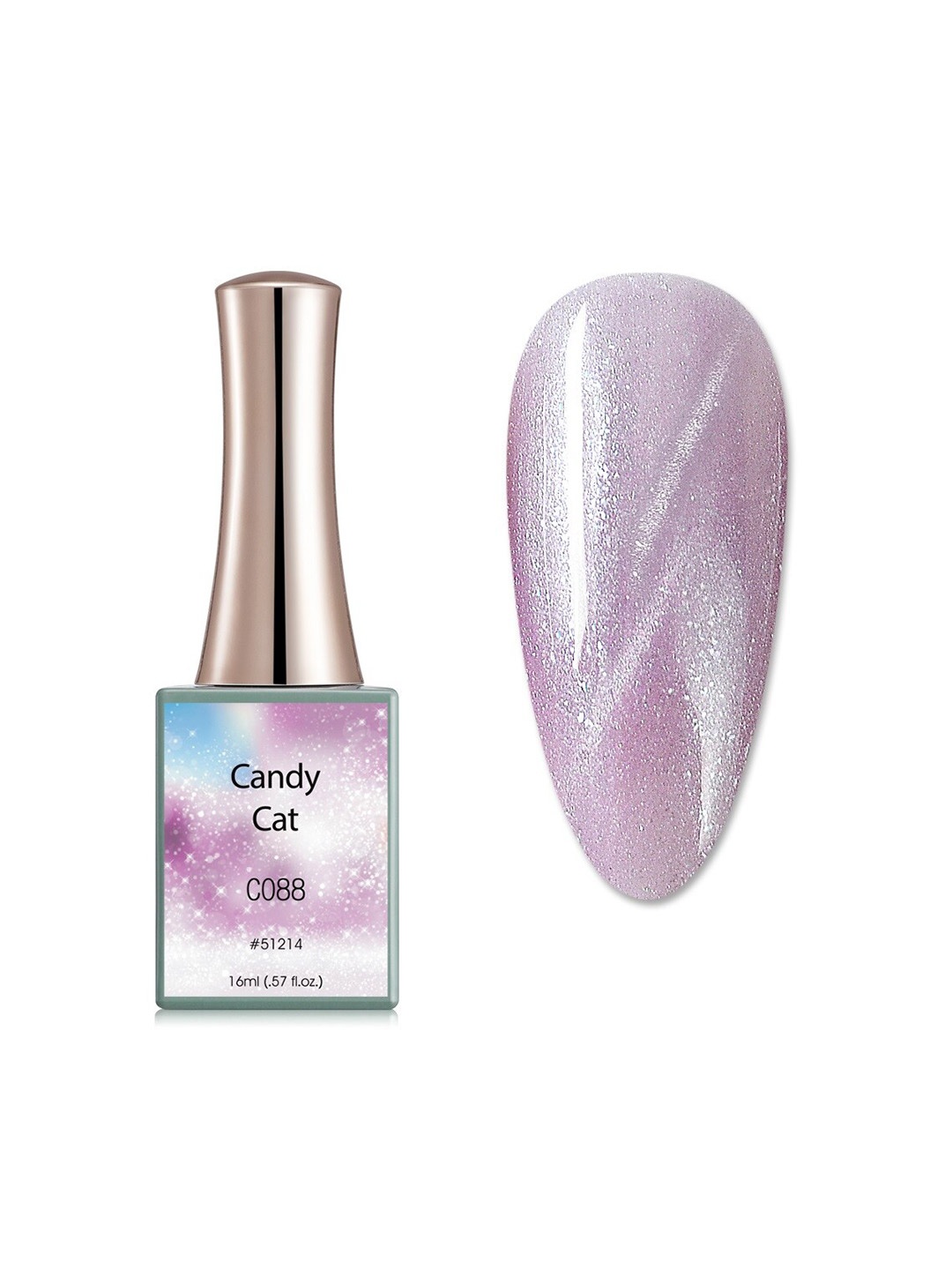 

CANNI Candy CatEye Series Nail Gel Polish - C088 16 ml, Multi