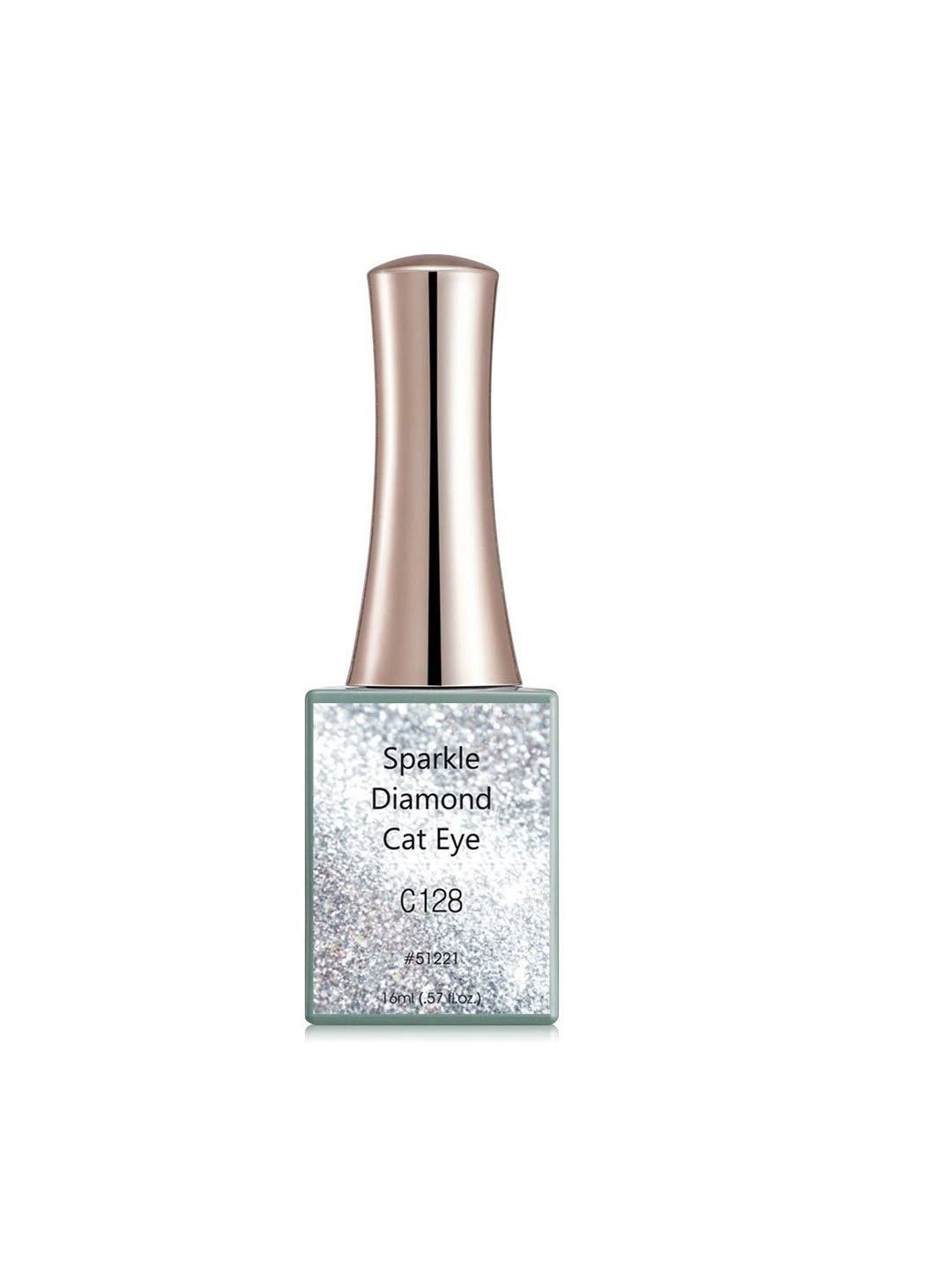 

CANNI Sparkle Diamond Cat Eye Series Nail Gel Polish - C128 16 ml, Multi