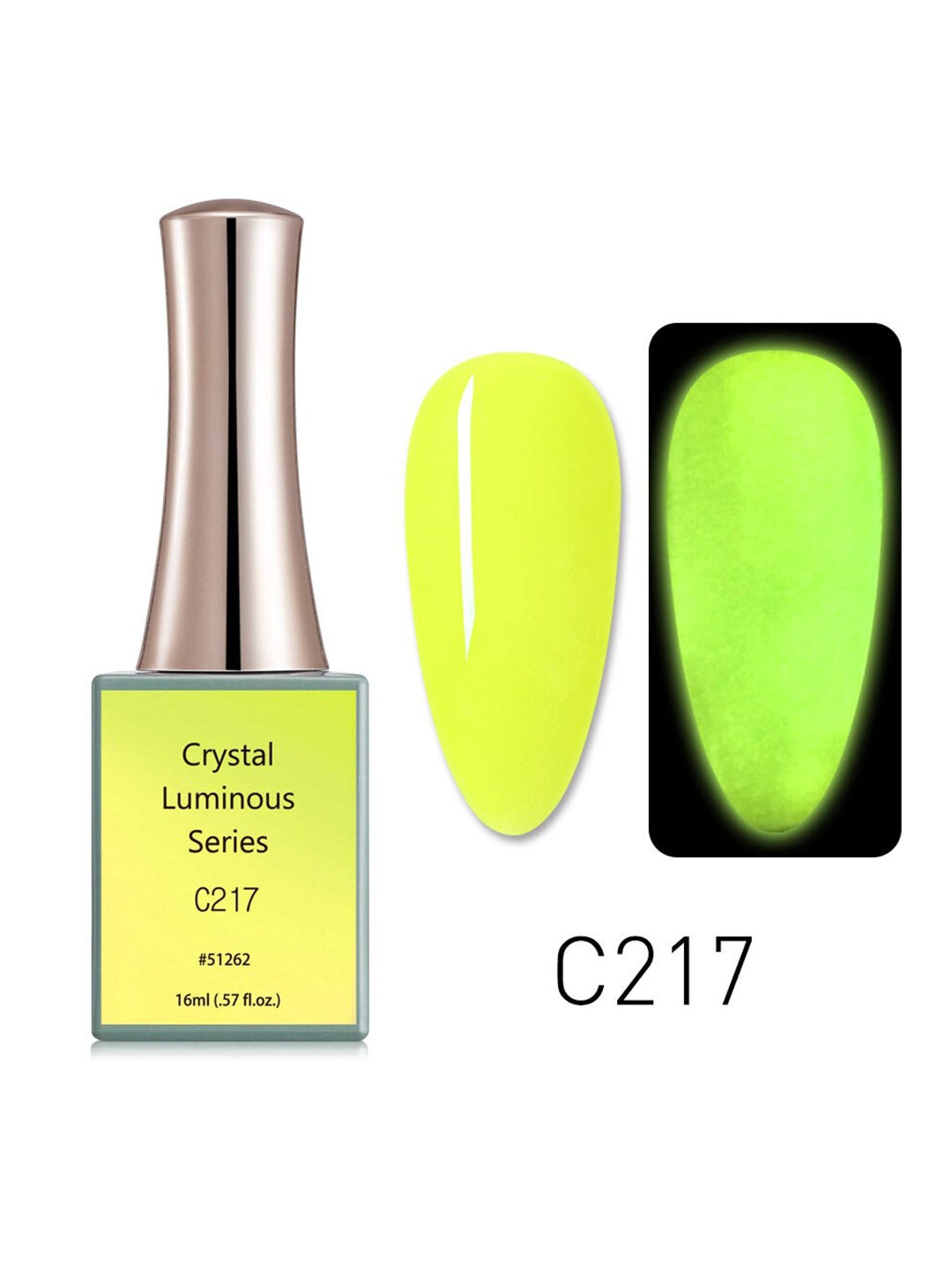 

CANNI Luminous Series UV Nail Gel Polish - C217 16 ml, Multi