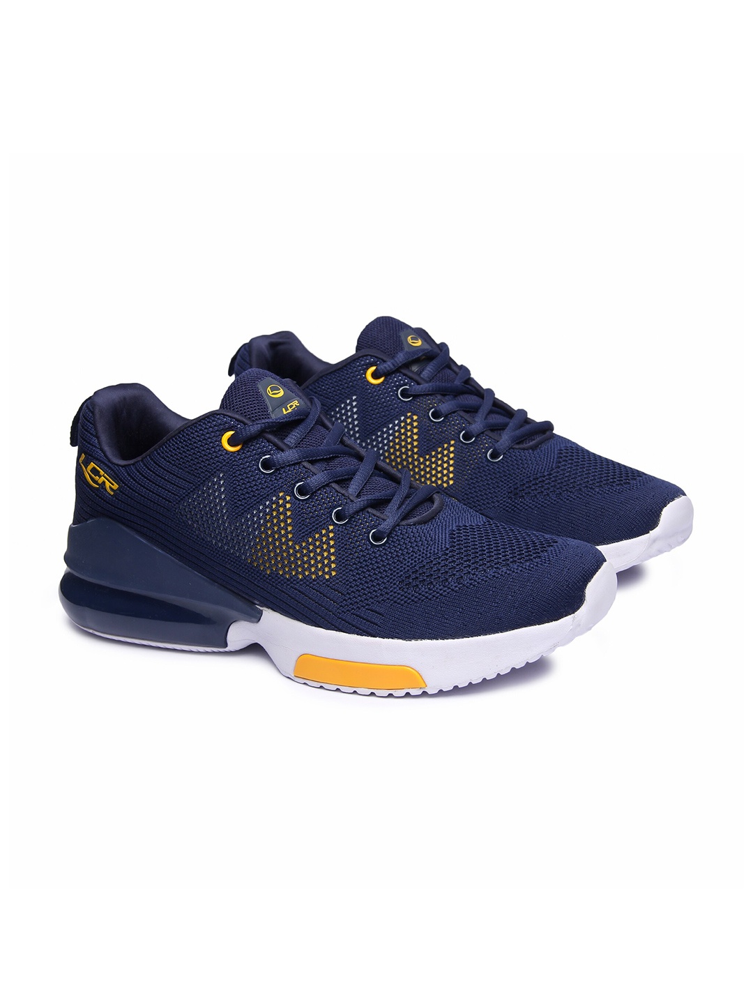 

Lancer Men Navy Blue Textile Running Non-Marking Shoes