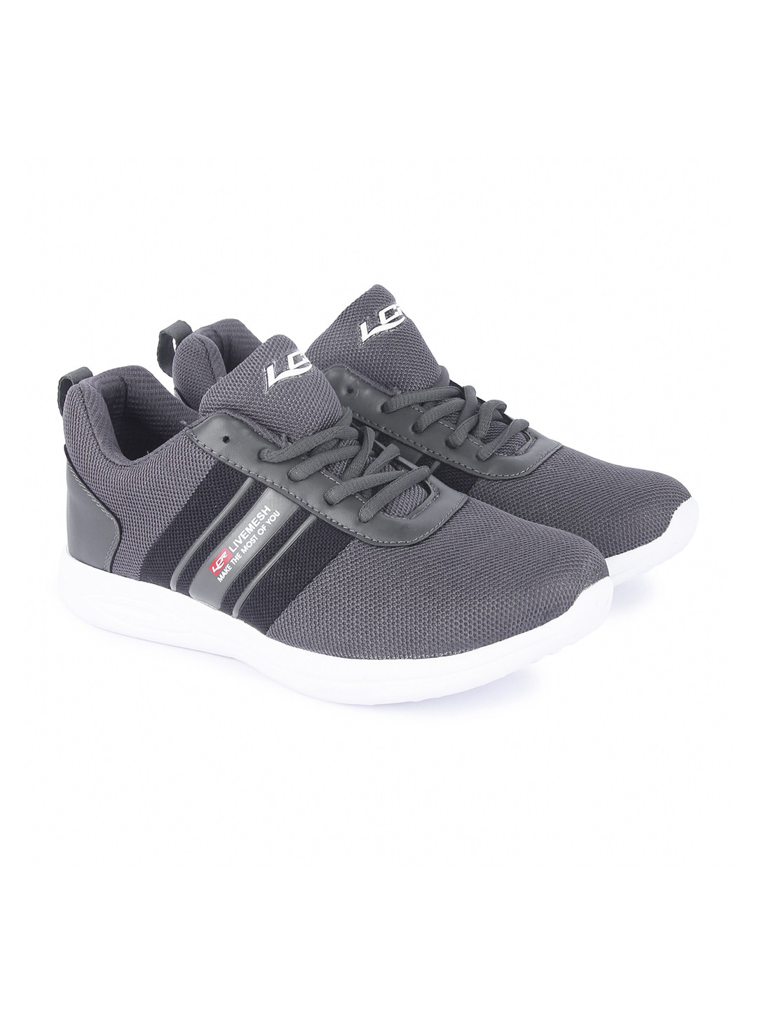 

Lancer Men Grey INDUS-263 Regular Running Shoes