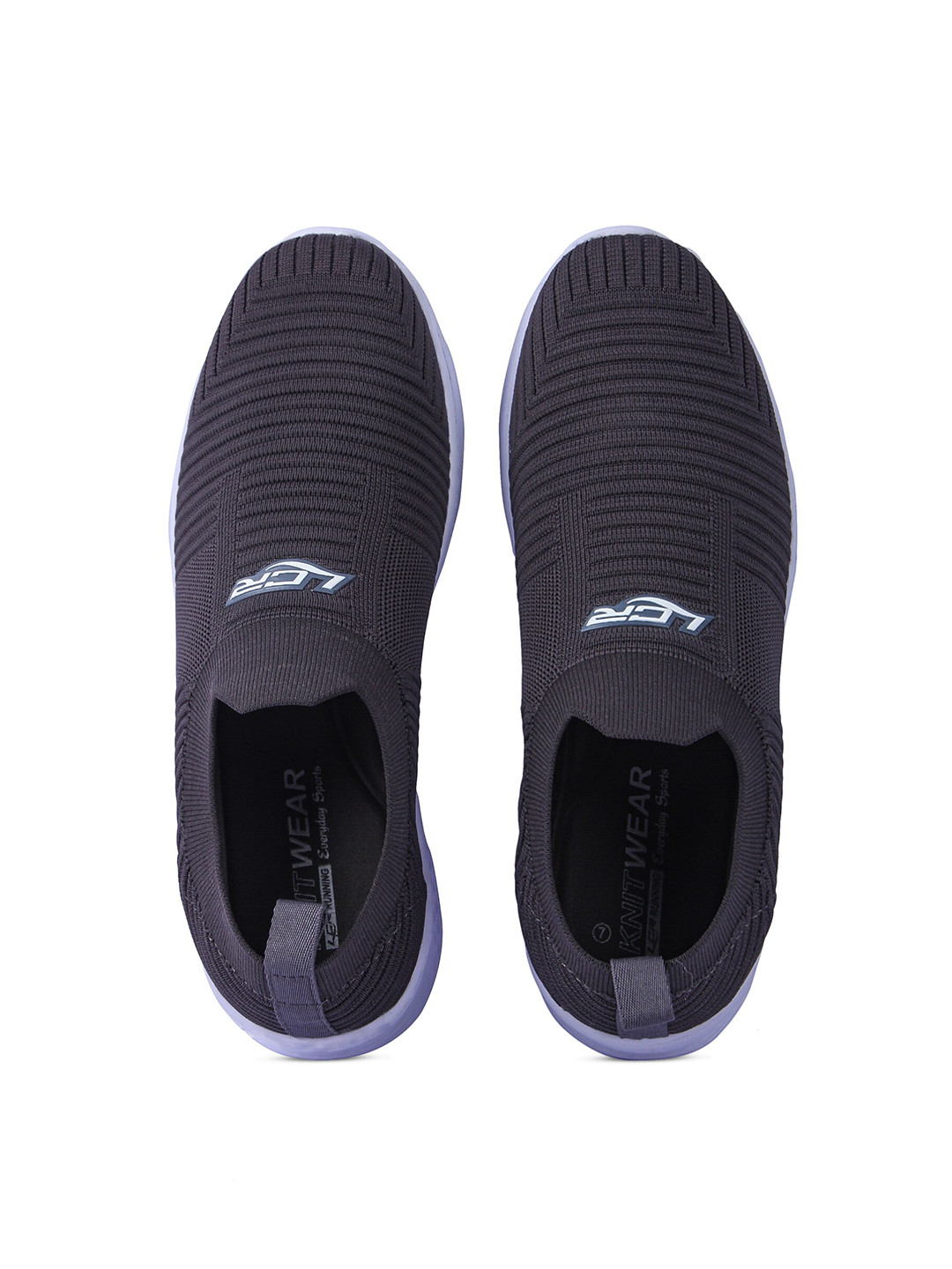 

Lancer Men Grey Textile Running Non-Marking Shoes