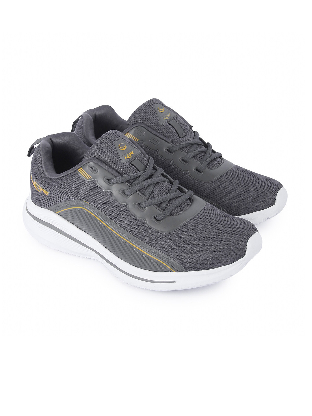 

Lancer Men Grey Textile Running Non-Marking Shoes