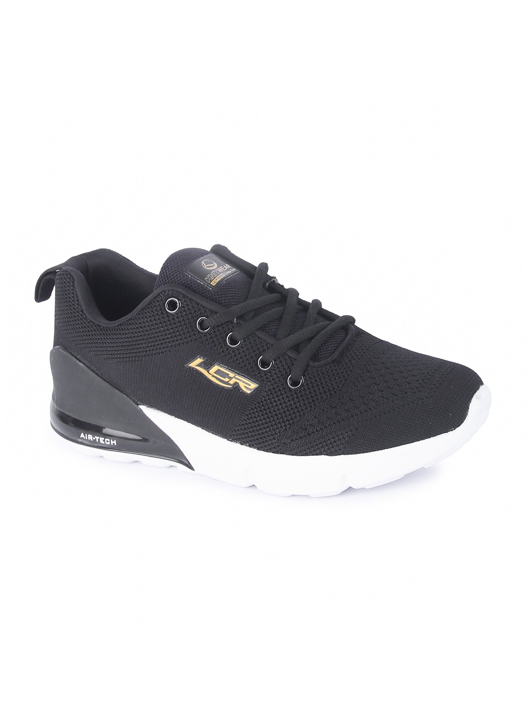

Lancer Men Black Textile Running Non-Marking Shoes
