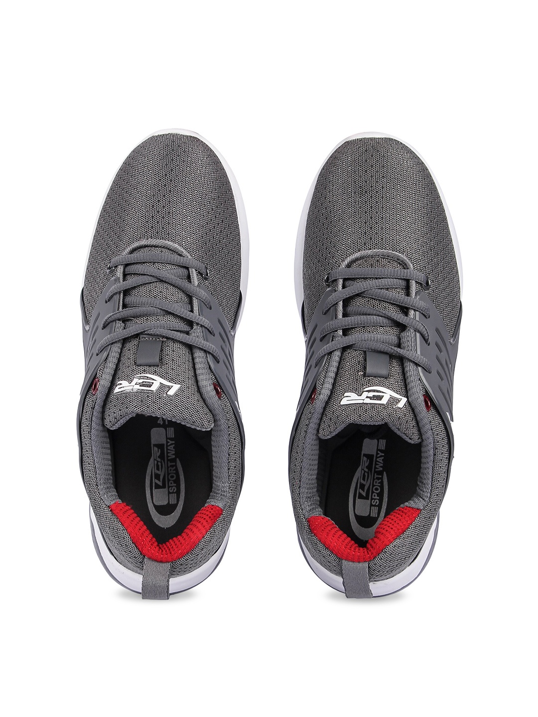

Lancer Men Grey Textile Running Non-Marking Shoes