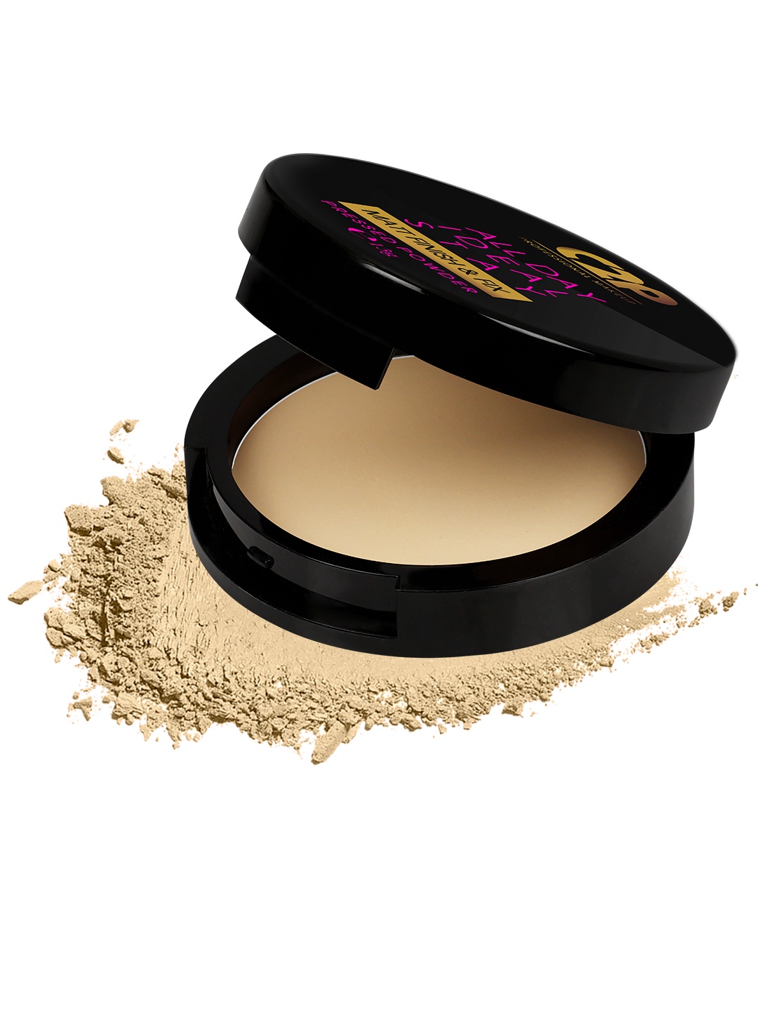 

C2P PROFESSIONAL MAKEUP All Day Ideal Stay Matte Finish & Fix Compact - Banana 05, Beige