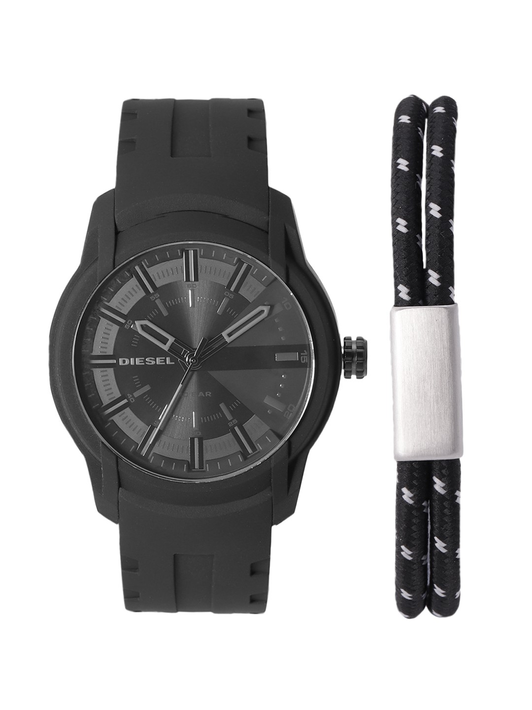 

DIESEL Men Black Watch Gift Set