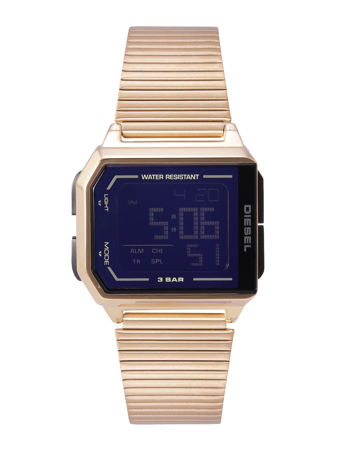 

DIESEL Men Blue Dial & Gold Toned Straps Digital Watch DZ1969