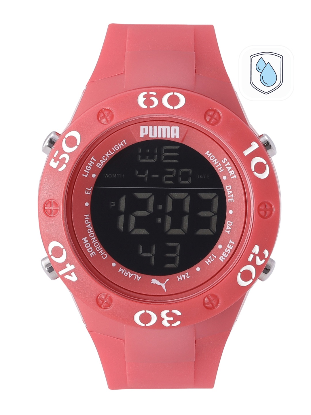 

Puma Men Black Dial & Red Straps Digital Watch P6037