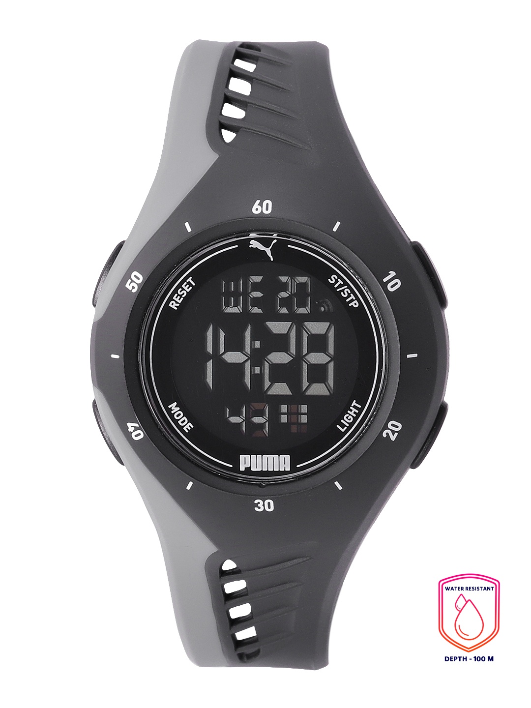 

Puma Unisex Black Dial & Multicoloured Straps Digital Watch P6011