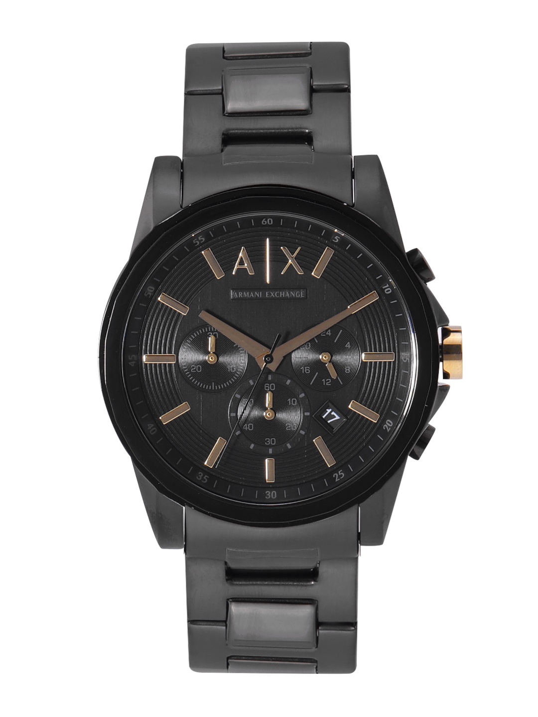 Armani Exchange Men Black Dial & Bracelet Style Analogue Watch AX2094 ...