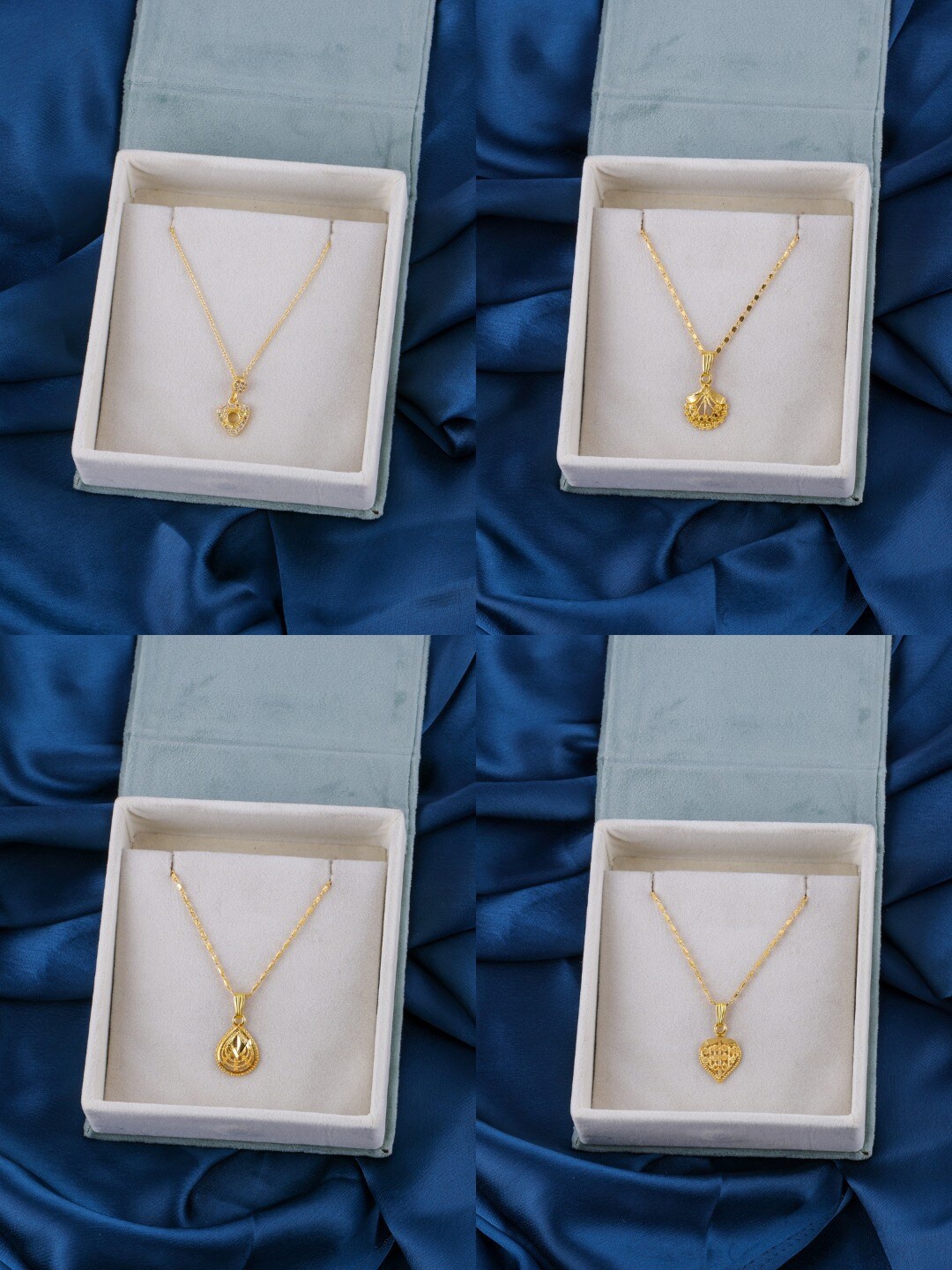 

Brandsoon Set Of 4 Gold-Plated Brass Chain