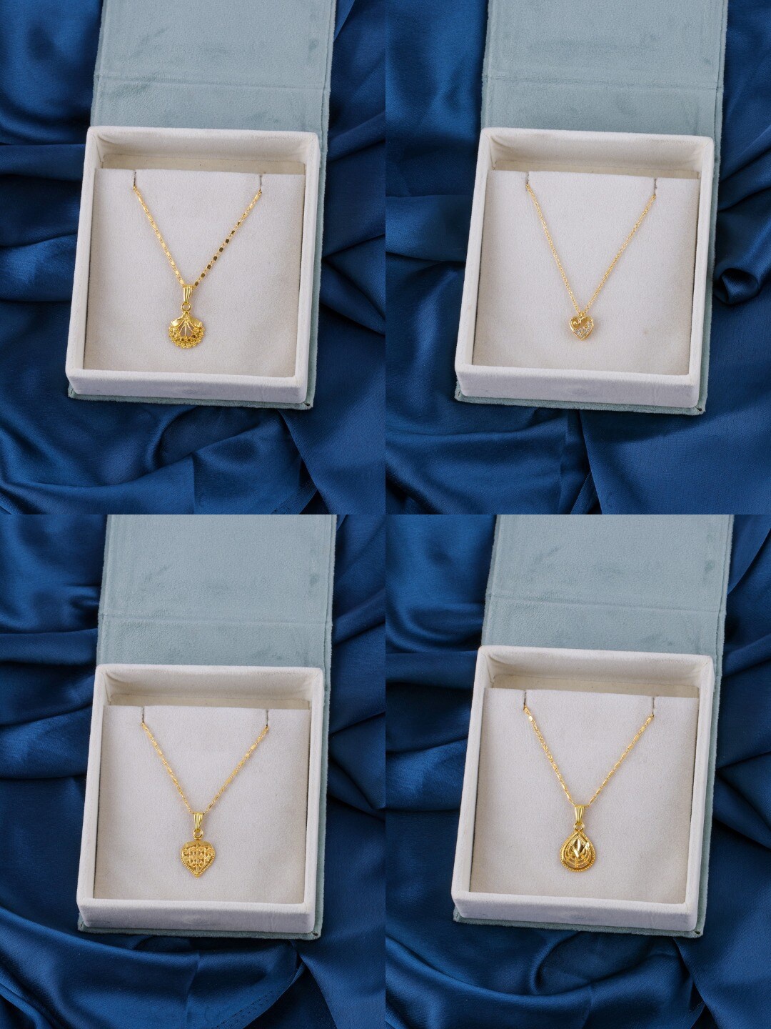 

Brandsoon Set of 4 Gold-Plated Brass Necklaces