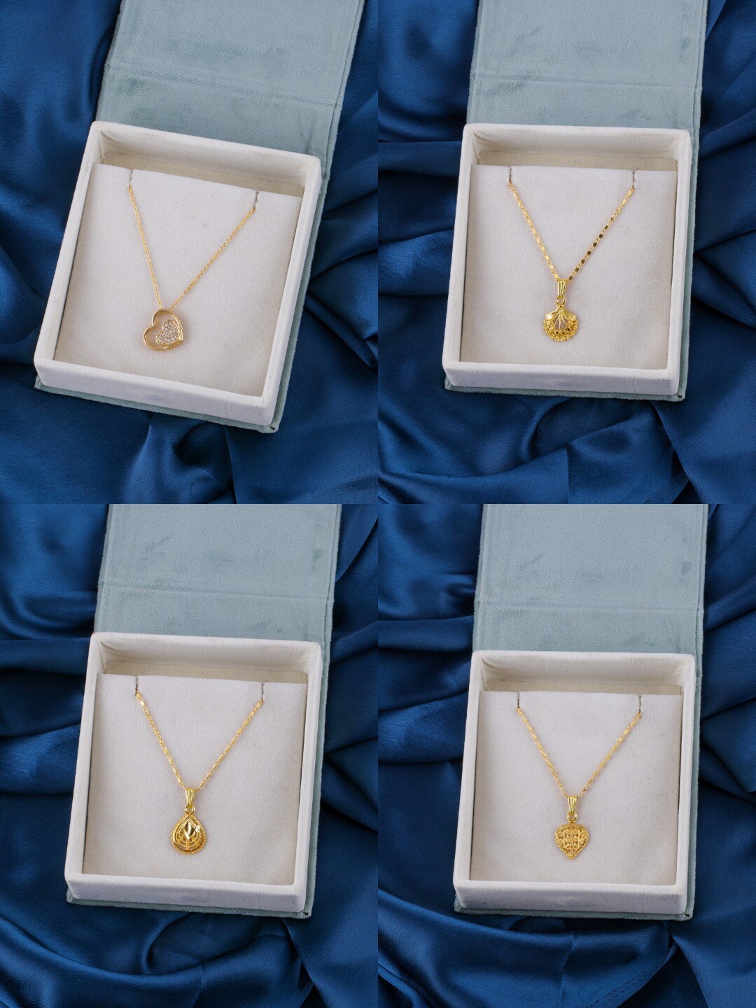 

Brandsoon Pack of 4 Gold-Toned Brass Gold-Plated Chain