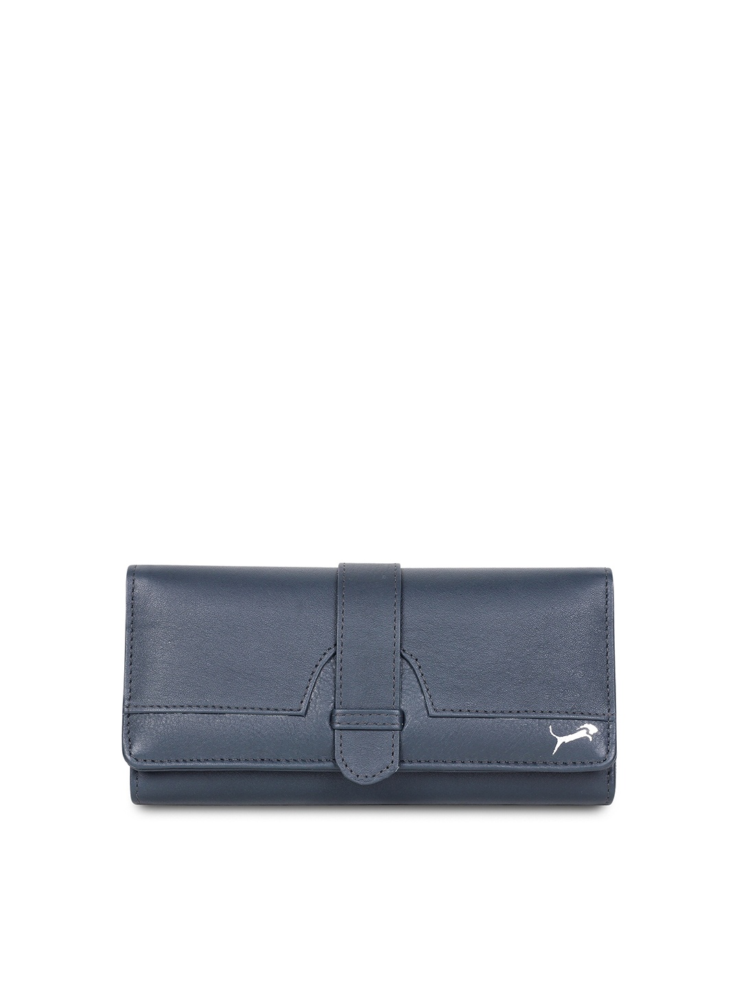

WILD EDGE Women Blue Leather Envelope