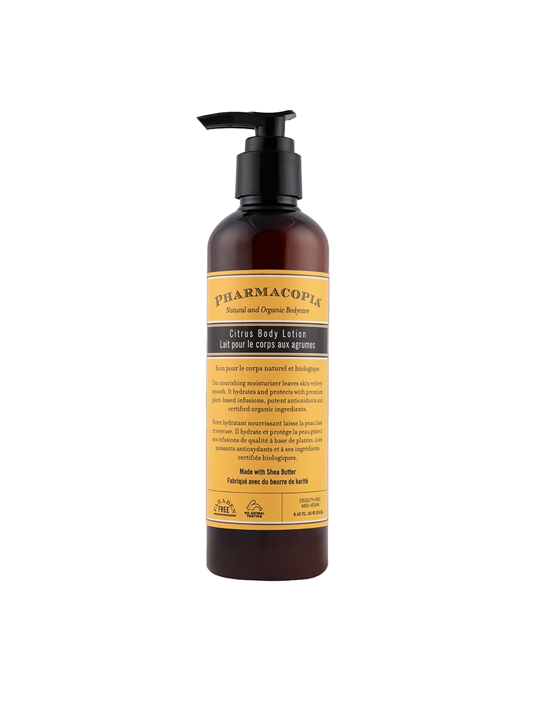 

Kimirica Pharmacopia Paraben-Free Organic Citrus Body Lotion - 250 ml, Mustard