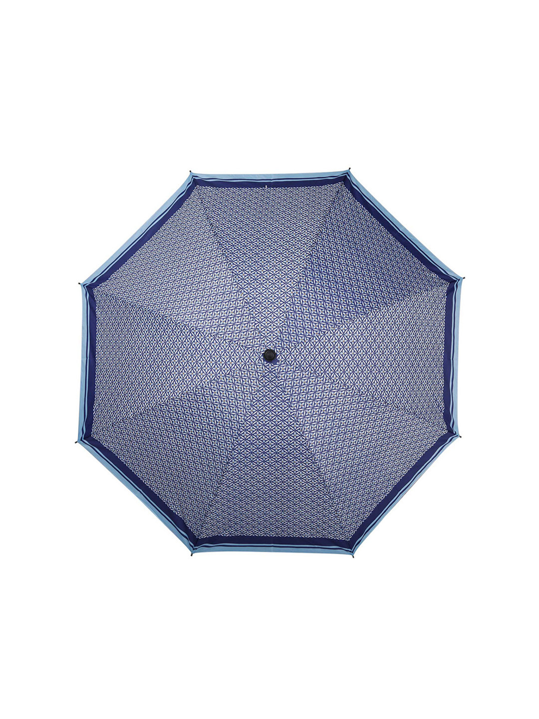 

LOOM LEGACY Blue Geometric Printed 3-Fold Umbrella