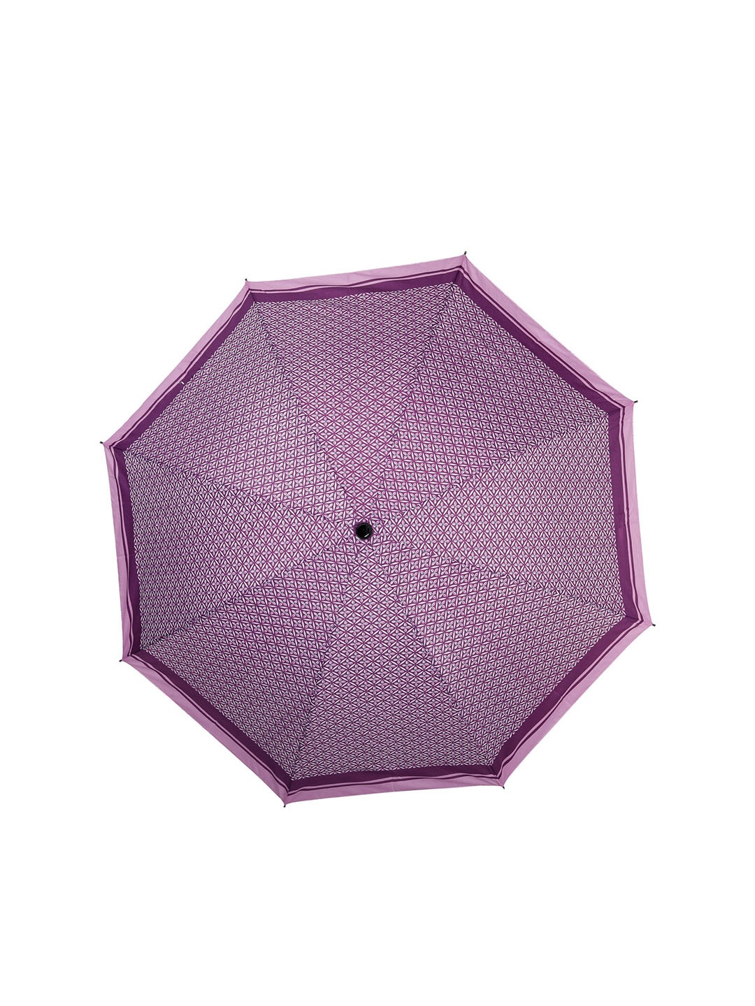 

LOOM LEGACY Purple Geometric Printed 3-Fold Umbrella