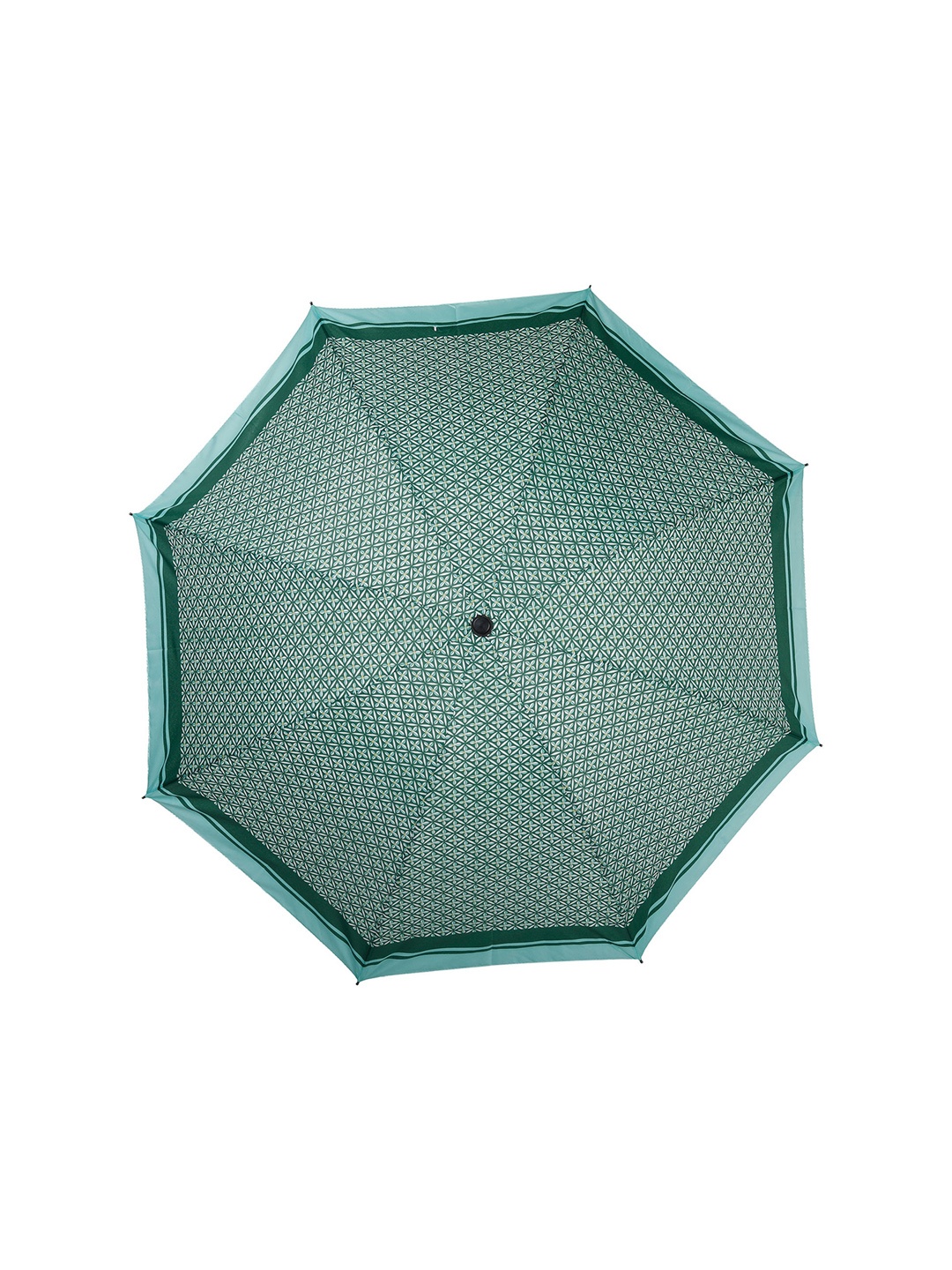 

LOOM LEGACY Green Geometric Printed 3-Fold Manual Umbrella