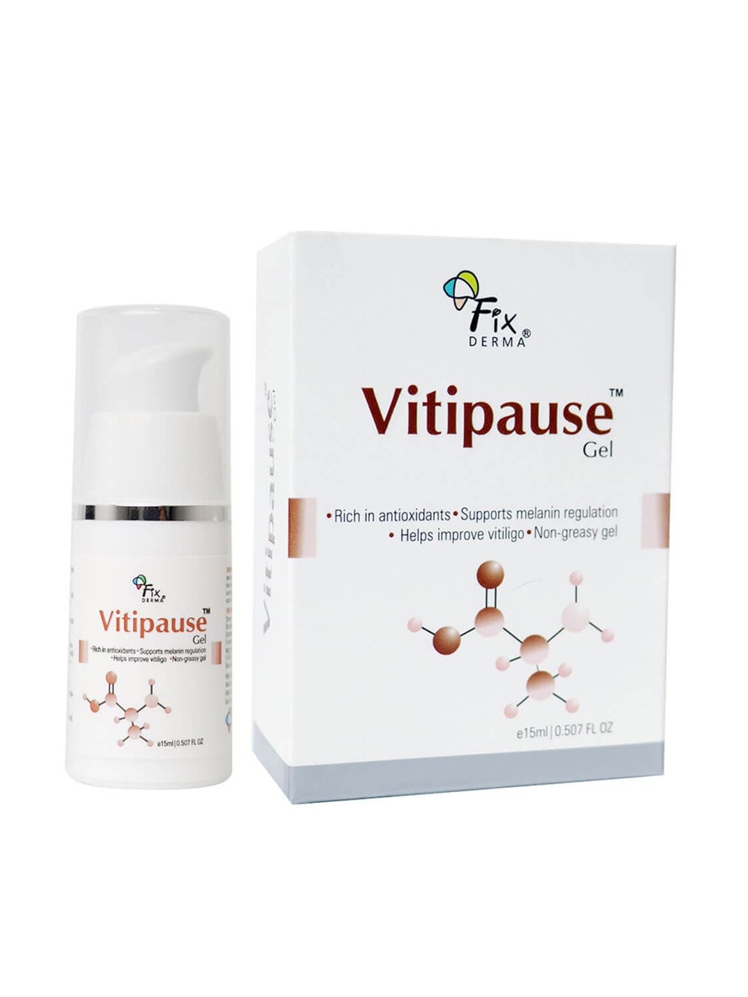 

FIXDERMA Paraben Free Vitipause Face Gel - 15 ml, White