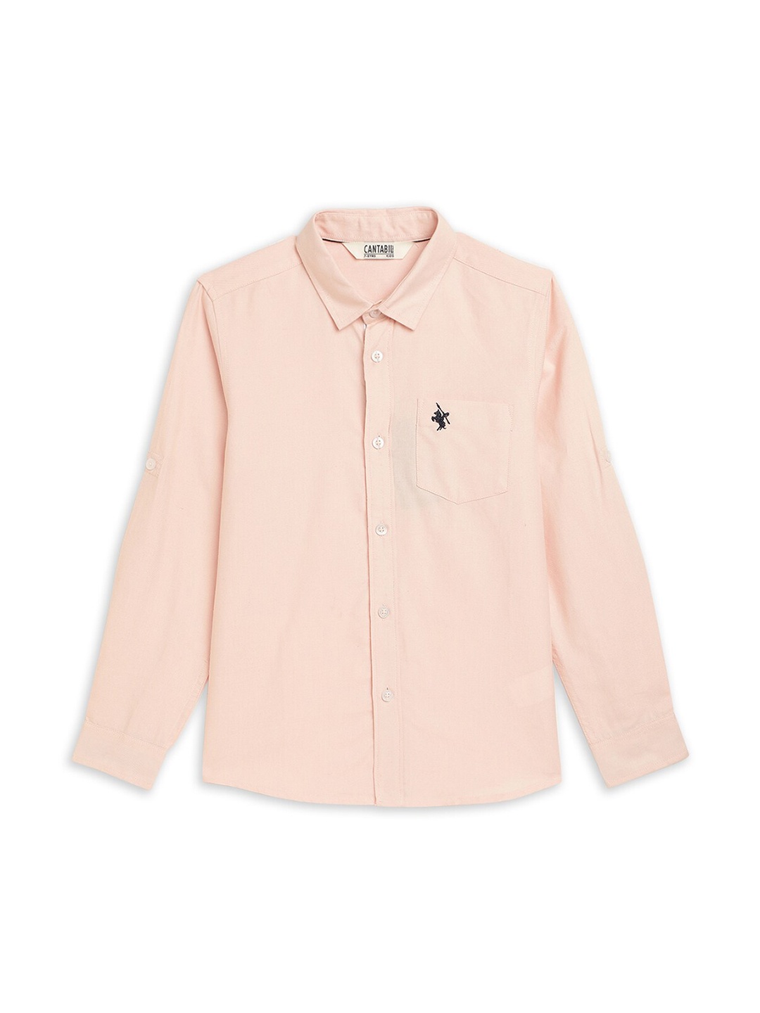 

Cantabil Boys Pink Classic Casual Shirt