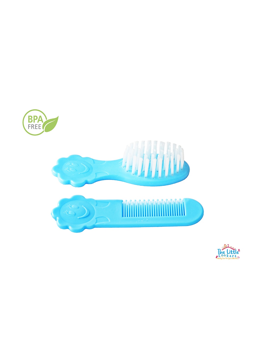 

The Little Lookers Infant Kids Blue Grooming Comb & Brush