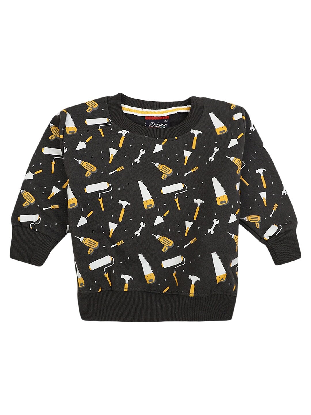 

V-Mart Kids Grey Printed T-shirt