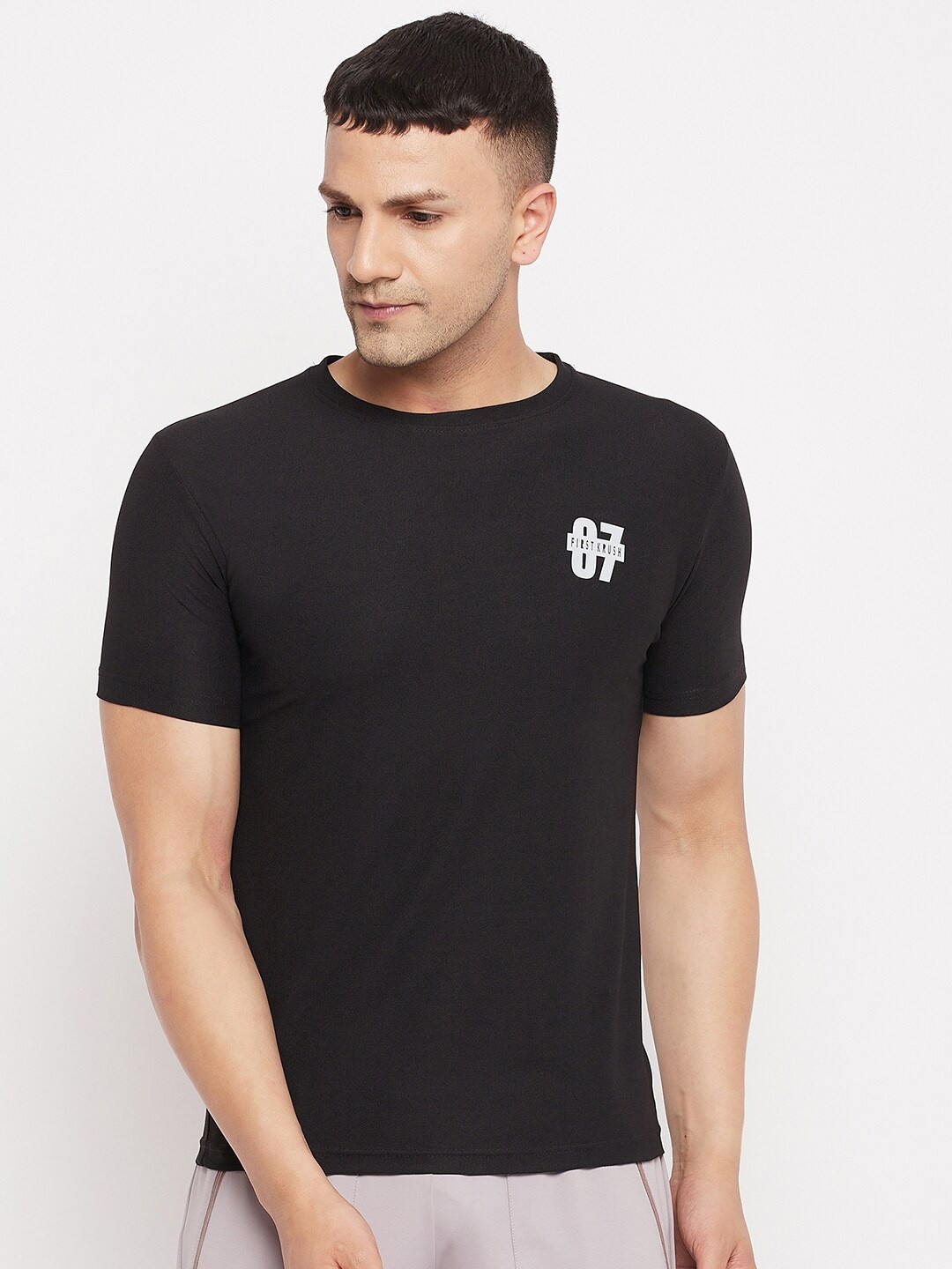 

FirstKrush Men Black T-shirt
