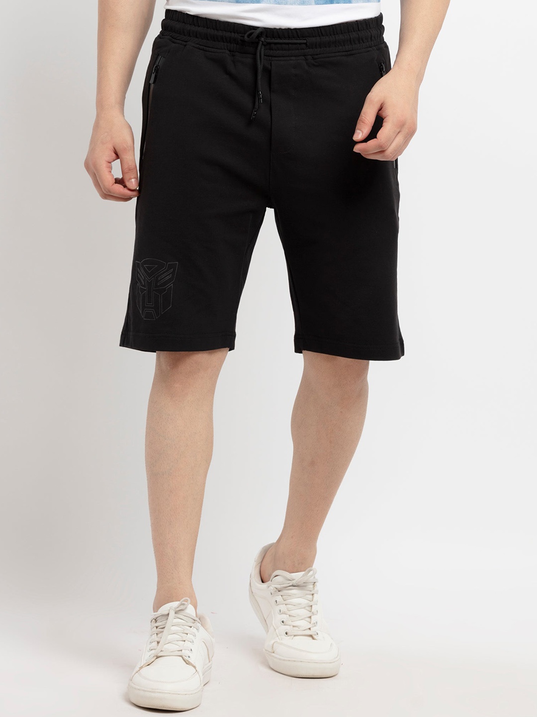 

Status Quo Men Black Regular Shorts